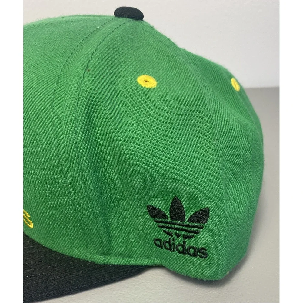 Seattle Supersonics Adidas Snapback Hat Spellout LOGO City on Bill Vintage RARE